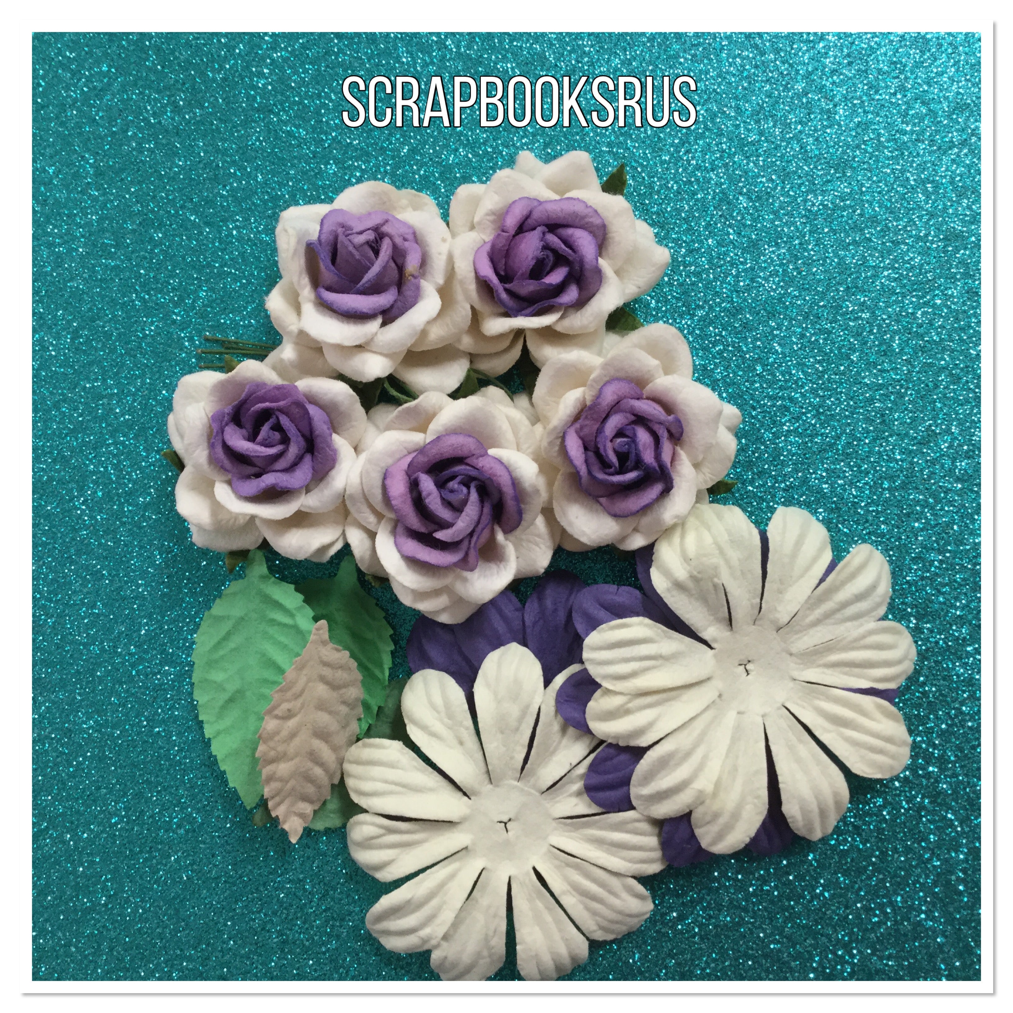 Sweet Roses Leaves and Big Daisies 14 pc