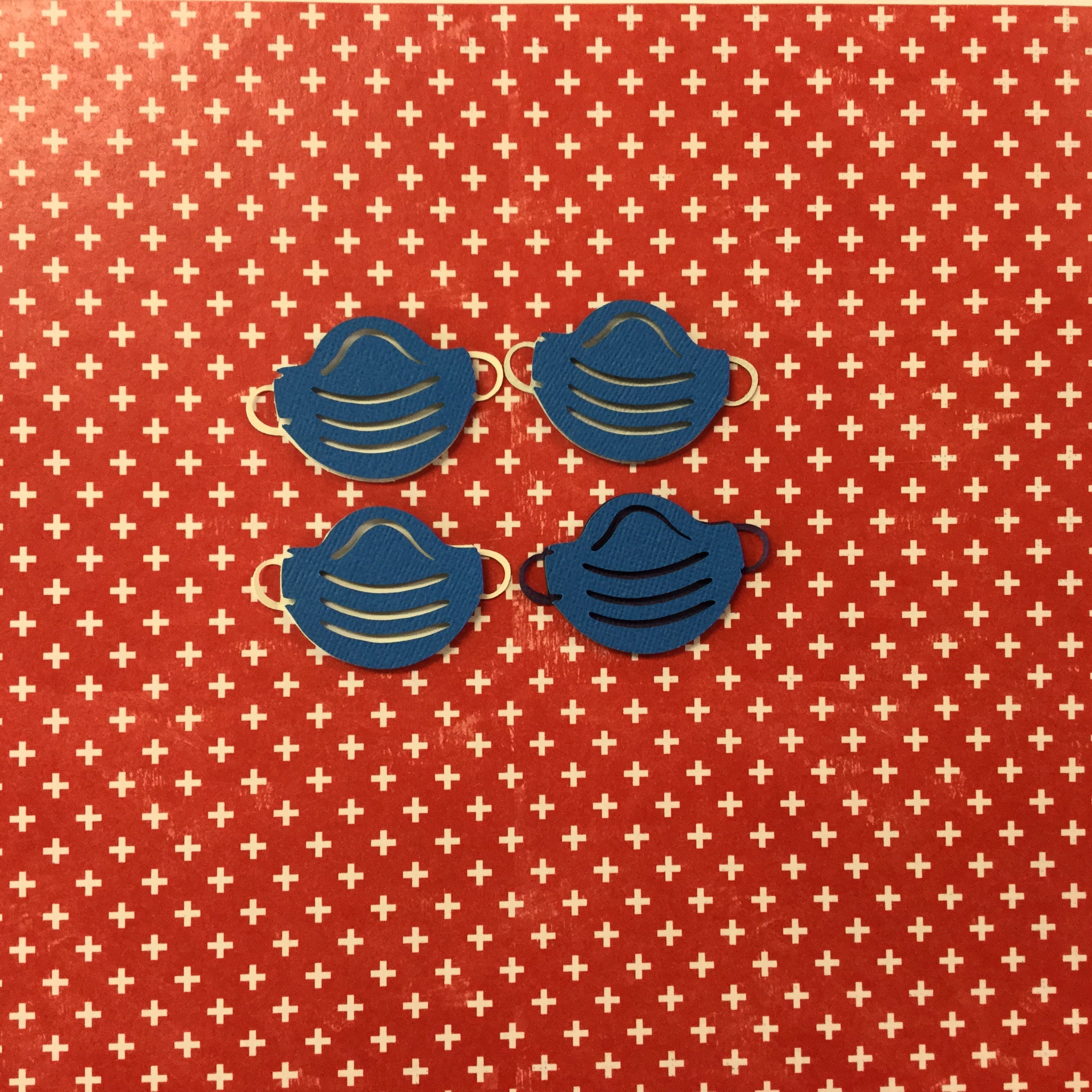 Corona FACE MASK Covid-19 Quarantine Scrapbook DieCuts Scrapbooksrus