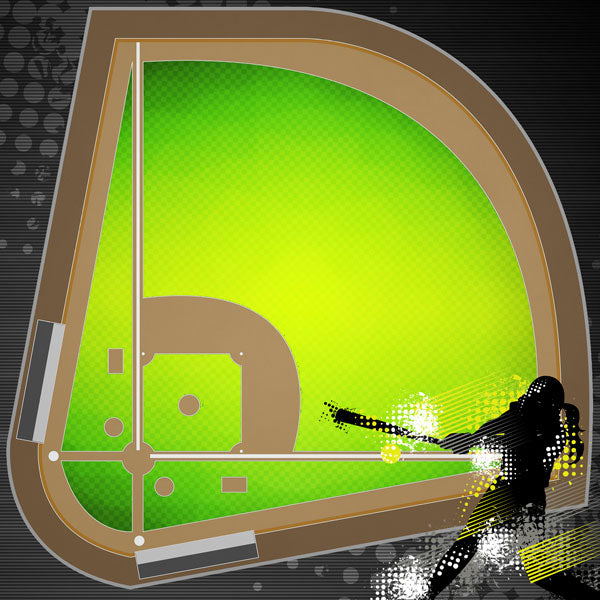 Neon Sports SOFTBALL KIT 12"X12" Scrapbook Paper 12 Sheets Scrapbooksrus