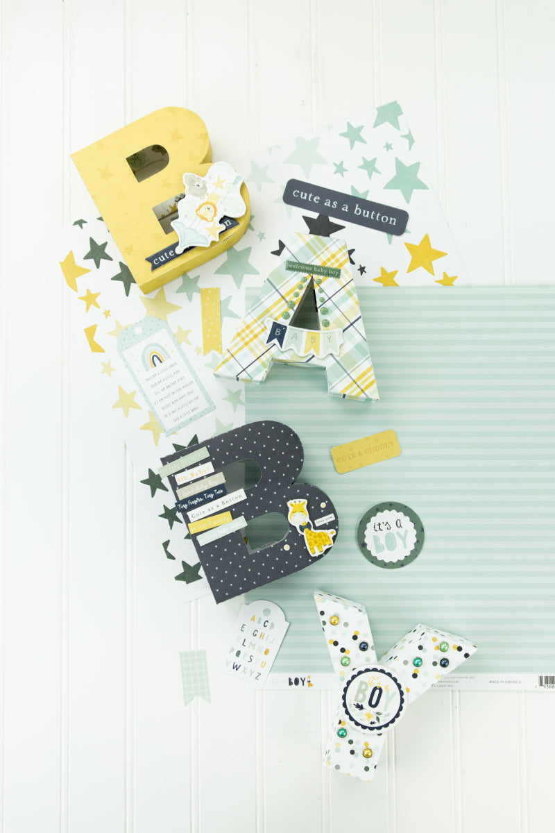 Echo Park IT’S A BOY 12"X12" Collection Kit Scrapbooksrus