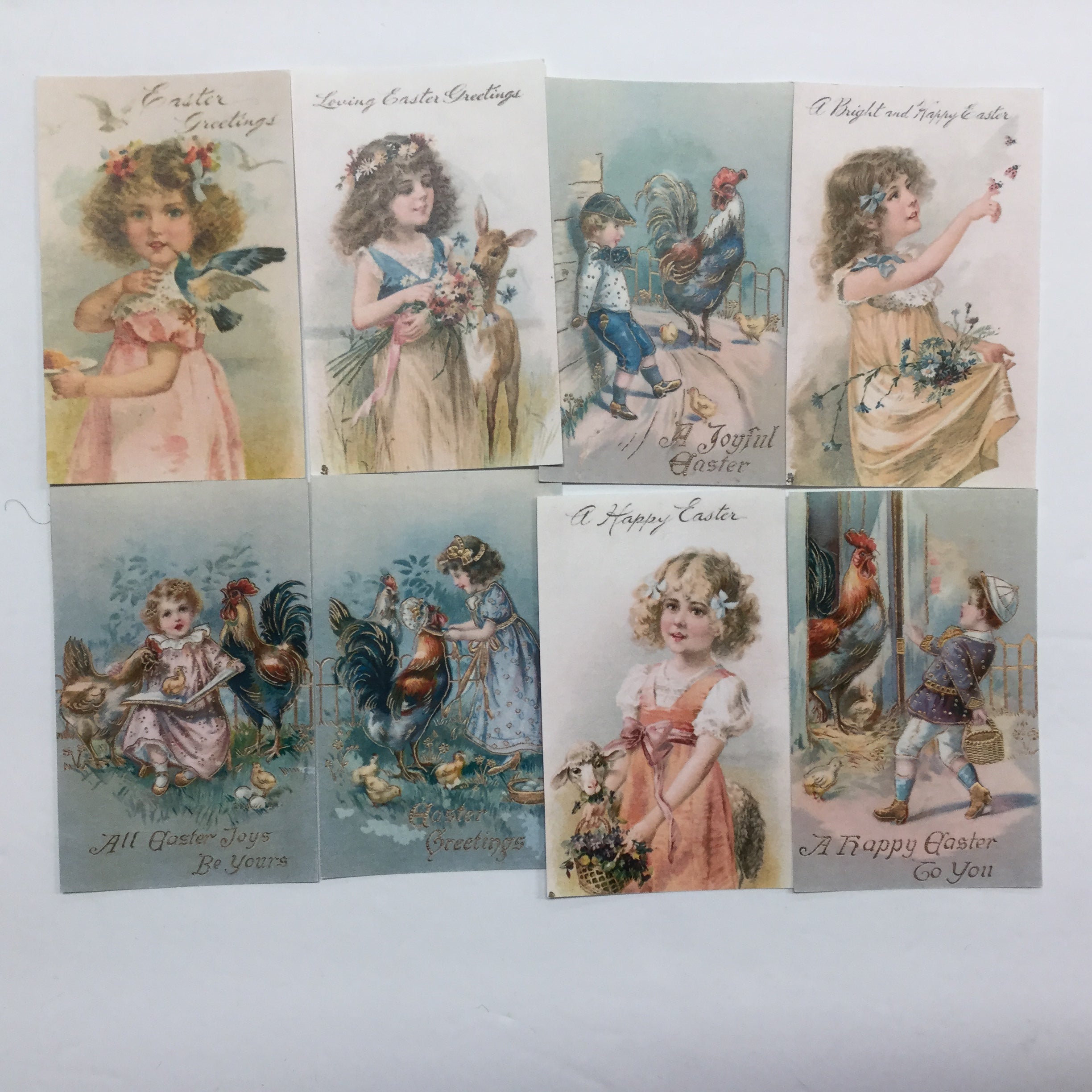 Tags & Ephemera 8pc VINTAGE EASTER TAGS Scrapbooksrus