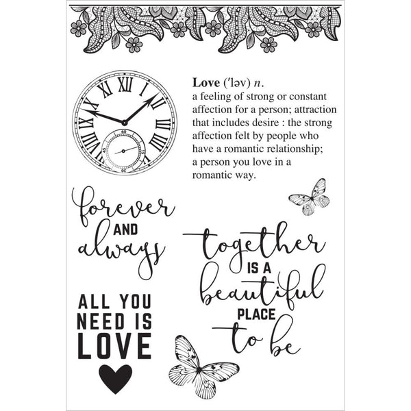KaiserCraft P.S. I LOVE YOU Clear Acrylic Stamps 8pc – Scrapbooksrus