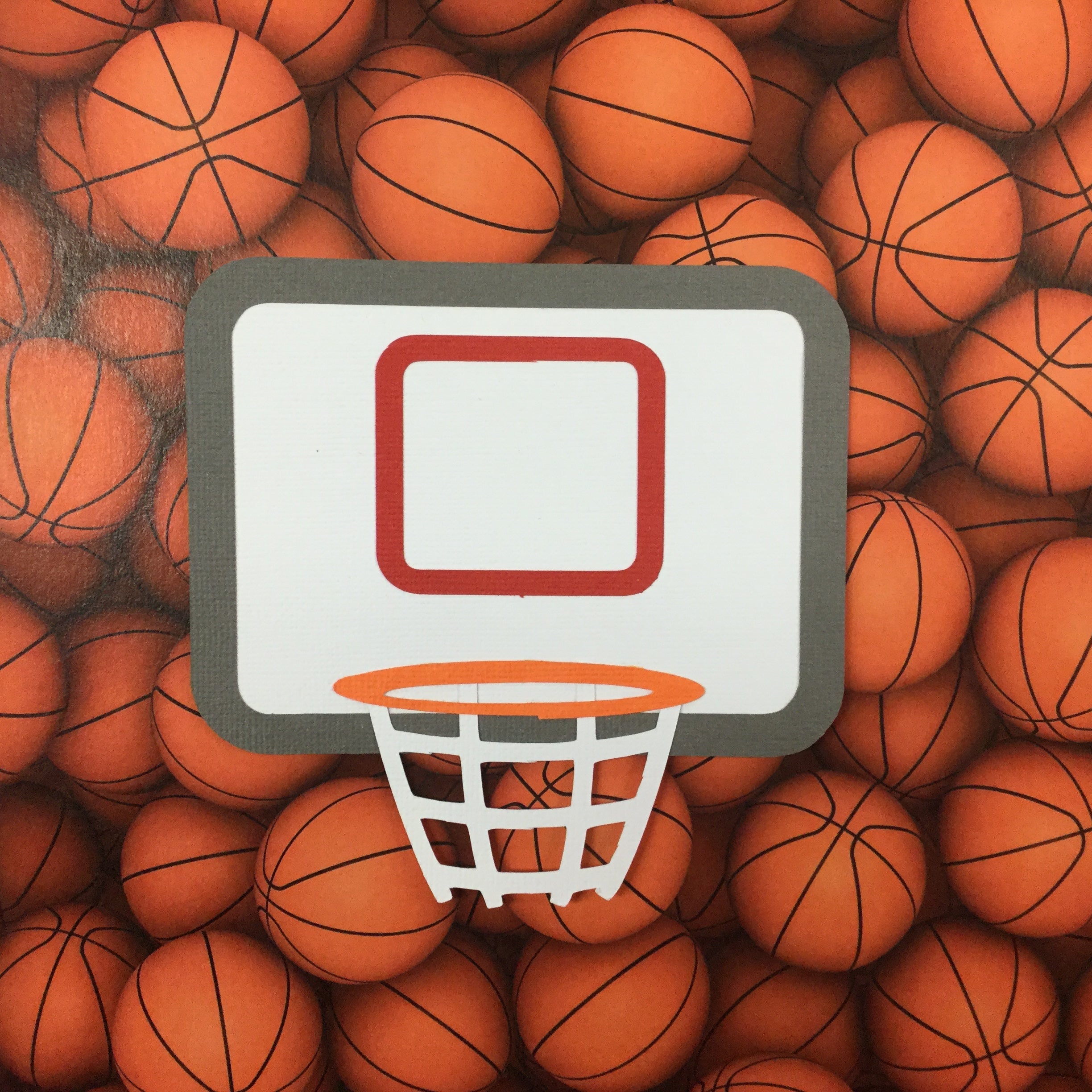 BASKETBALL 3D Custom Diecuts Scrapbooksrus