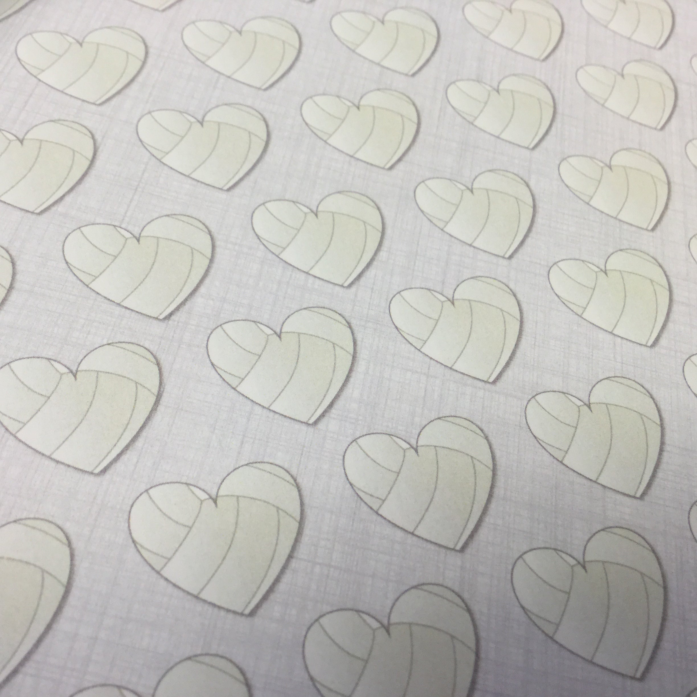 Volleyball PLAY WITH HEART Sports 12X12 Paper Sheet Scrapbook Customs