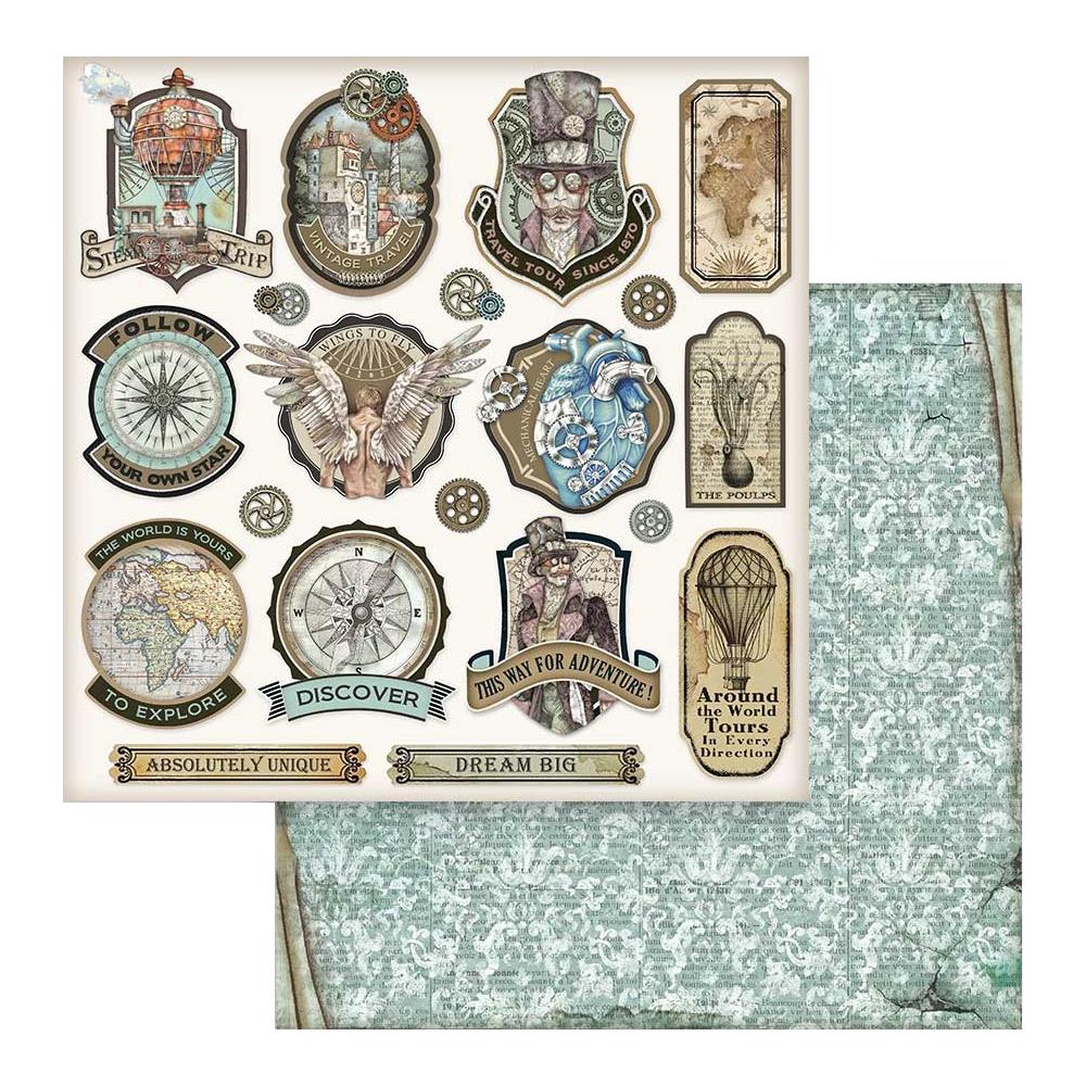 Stamperia SIR VAGABOND 12"X12" Paper Pad Scrapbooksrus