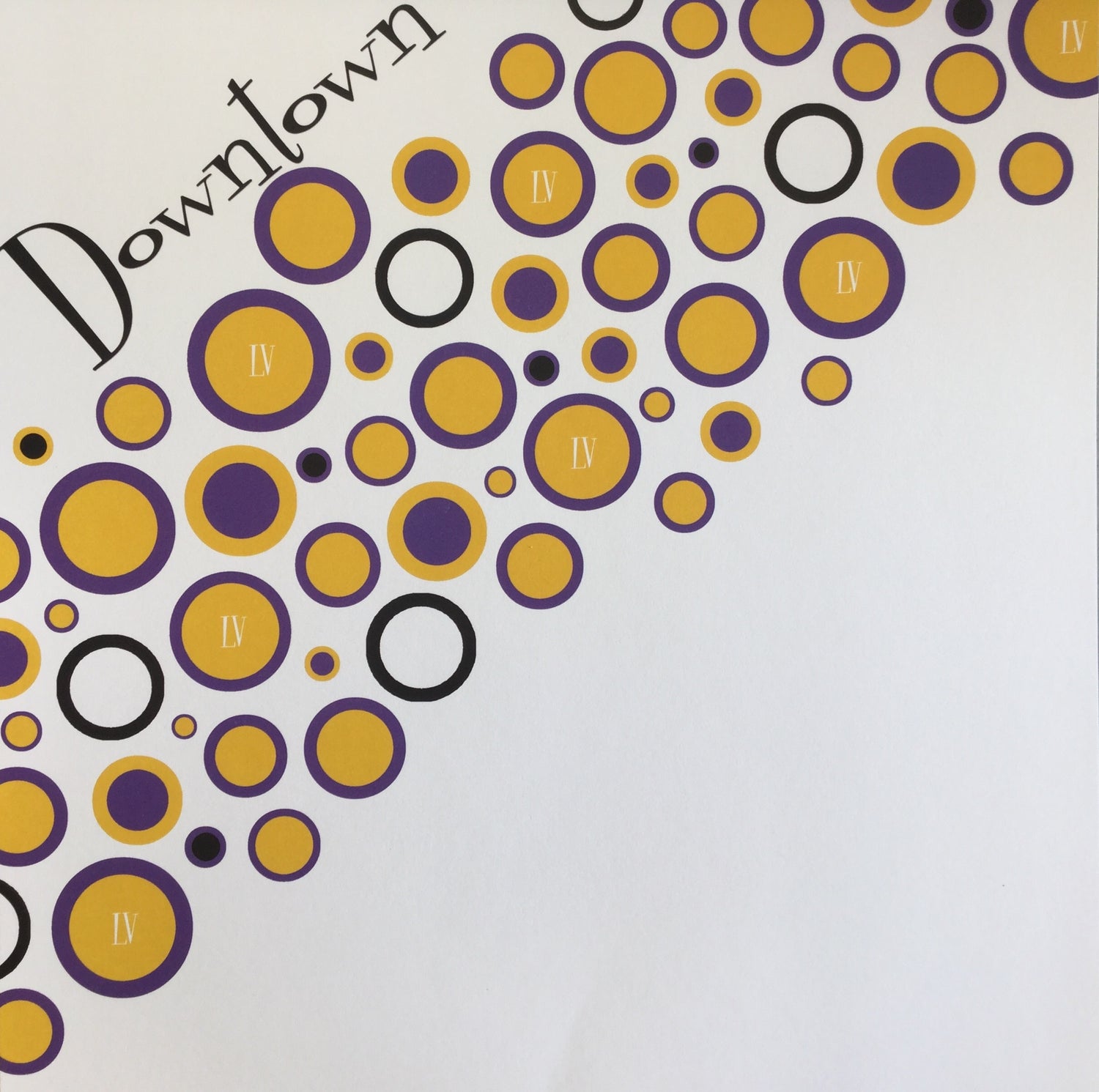 Retro Arc DOWNTOWN Fremont Left Yellow 12"X12" Travel Scrapbook Paper LV Scrapbooksrus