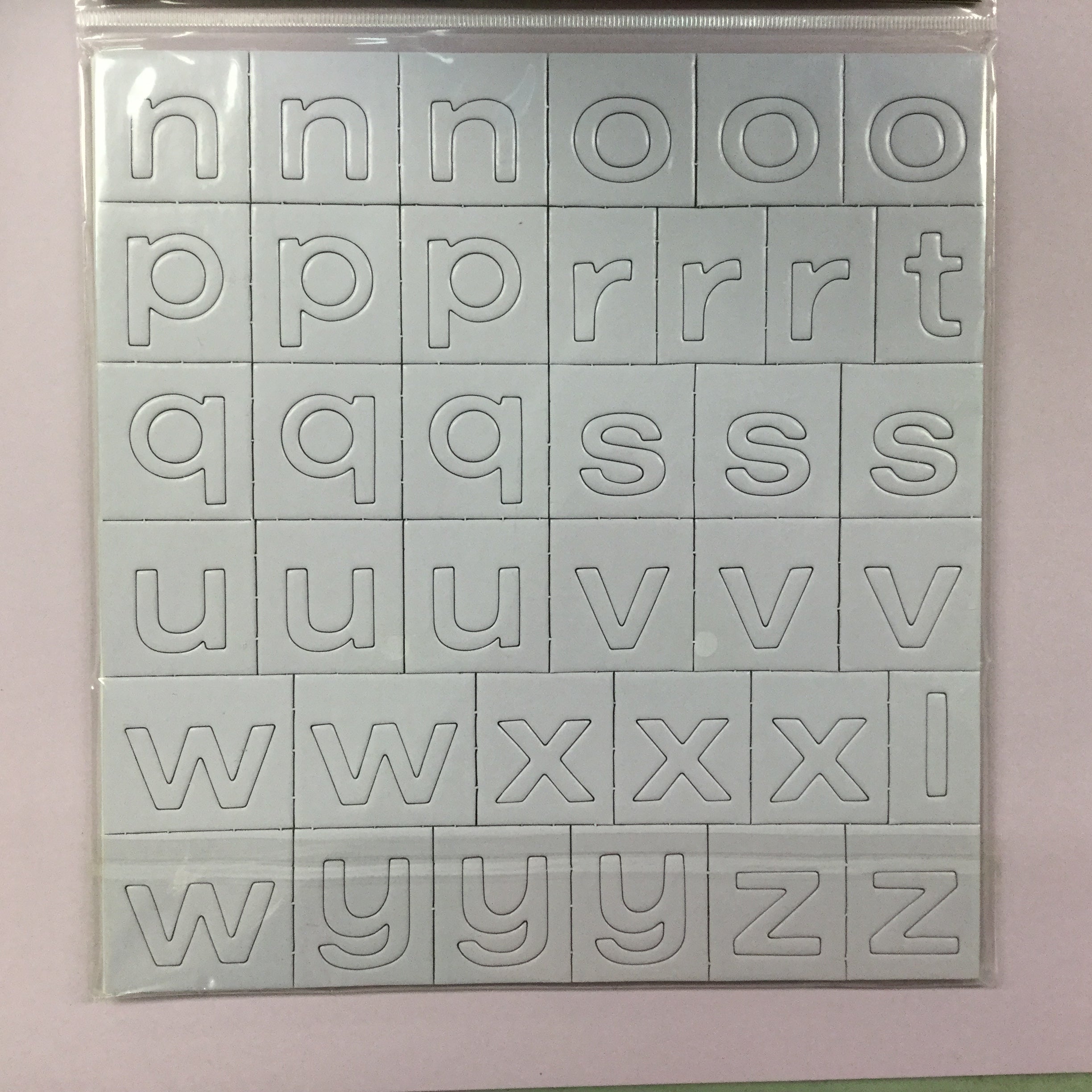 My Little Shoebox Photo Safe Chipboard Alphabet 75pc Scrapbooksrus
