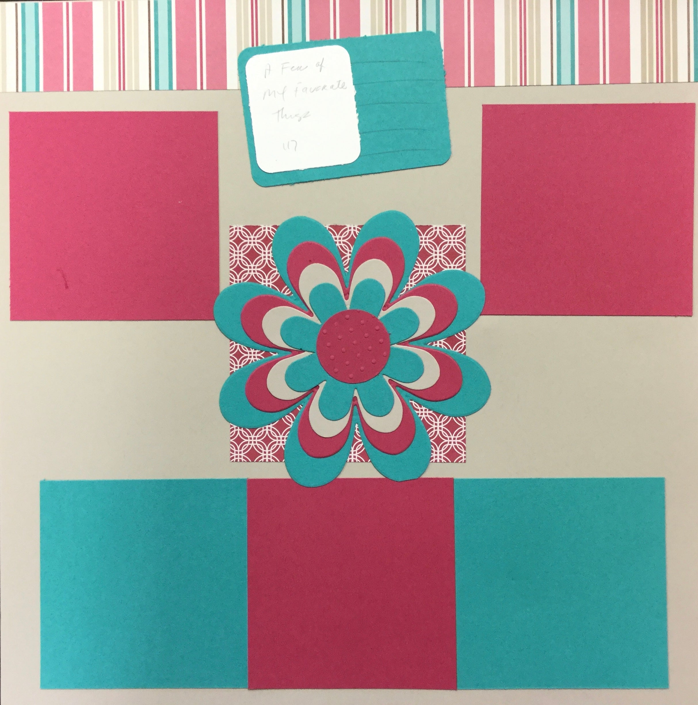 Premade Pages A FEW OF MY FAVORITE THINGS 12"X12" (2) Scrapbook Pages Scrapbooksrus