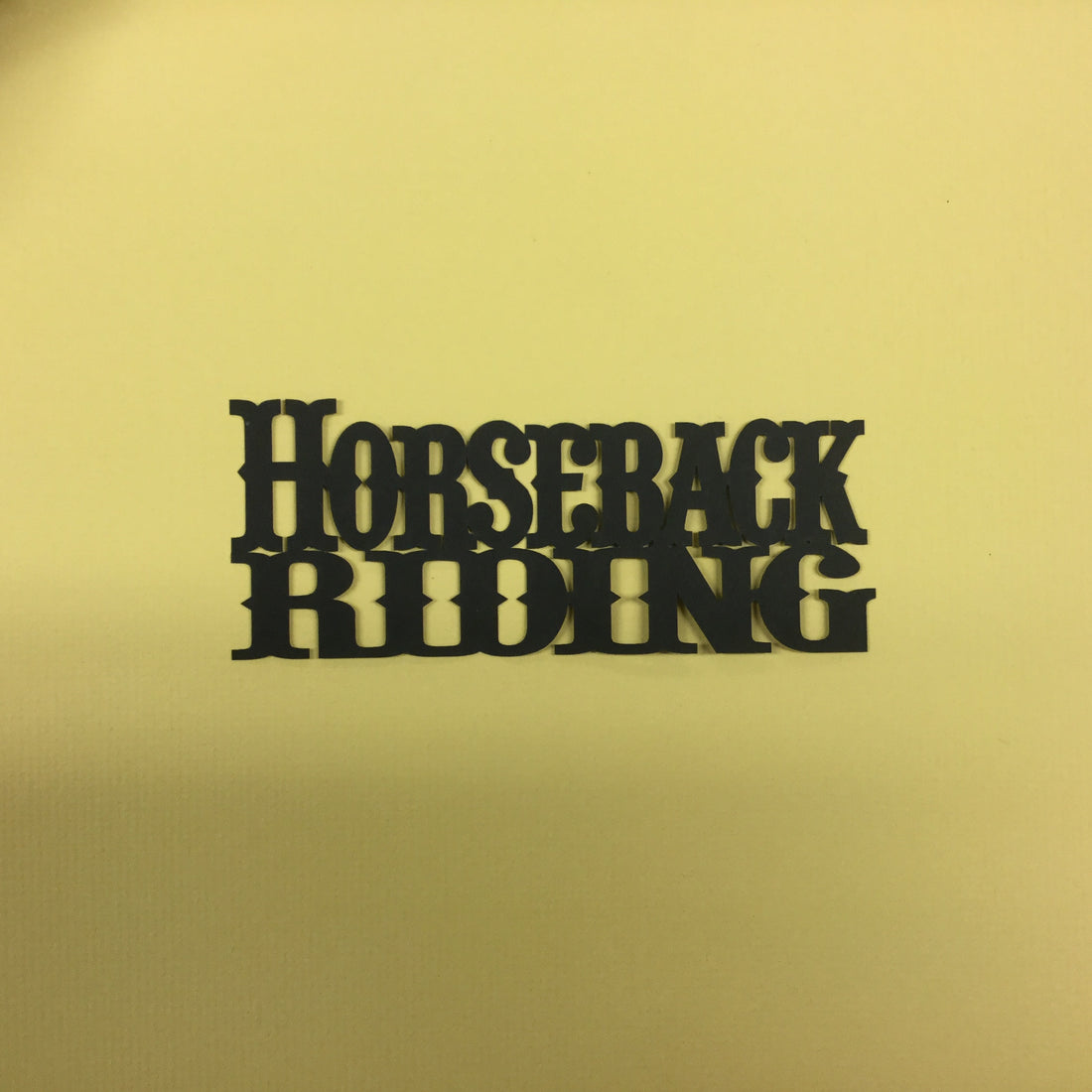 HORSEBACK RIDING Custom Scrapbook Die Cut Scrapbooksrus