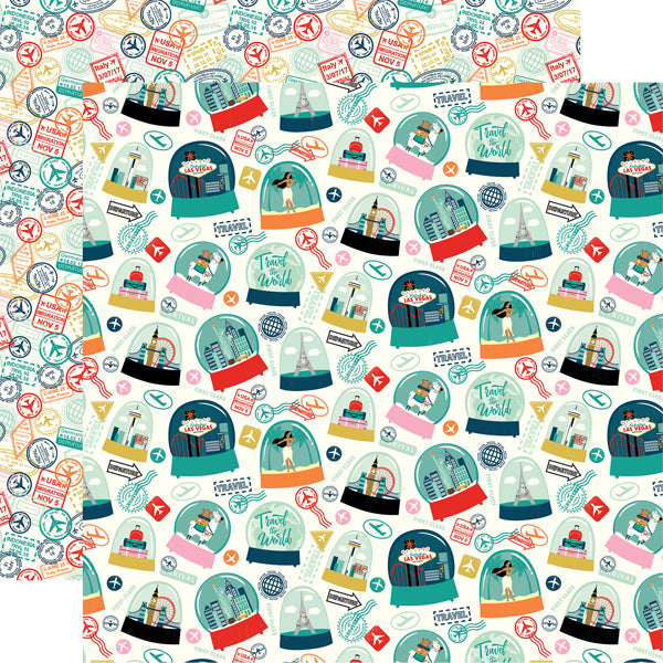 Echo Park PACK YOUR BAGS 12”x12” 13pc COLLECTION KIT Scrapbooksrus