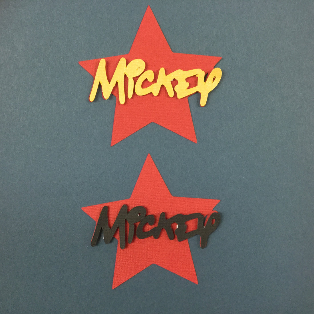 Disney MICKEY STAR 3D Custom DieCut Scrapbooksrus