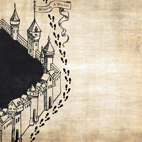Wizarding World FEET DS 12X12 Scrapbook Customs Sheet Scrapbooksrus
