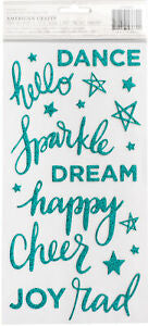 Shimelle SPARKLE Glitter Foam Stickers Scrapbooksrus