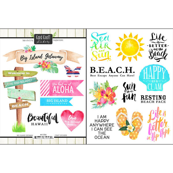 Page Kit Scrapbook BIG ISLAND HAWAII KIT 10 pc. Scrapbooksrus