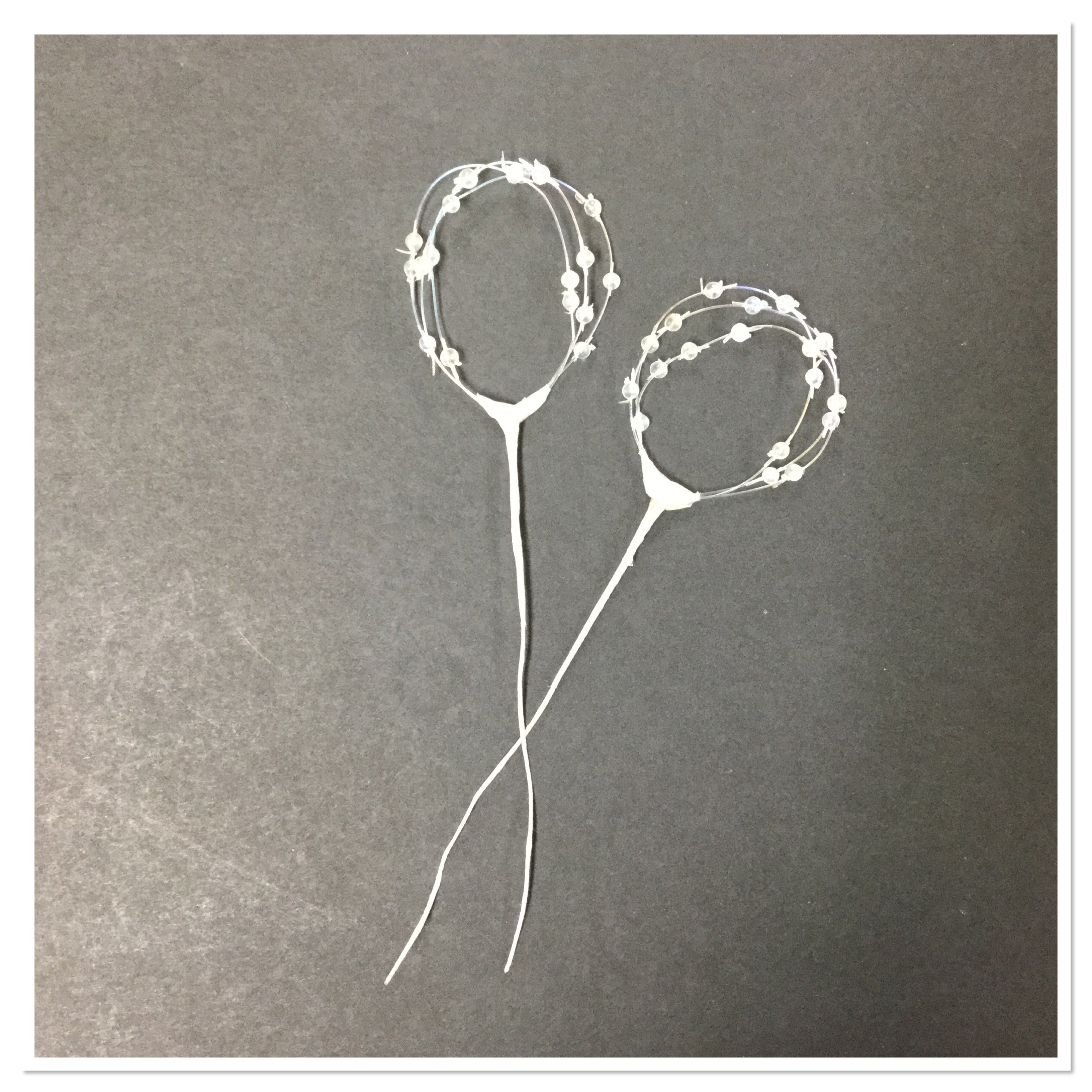 Clear Pearl Loop 1.5” Embellishment Scrapbooksrus