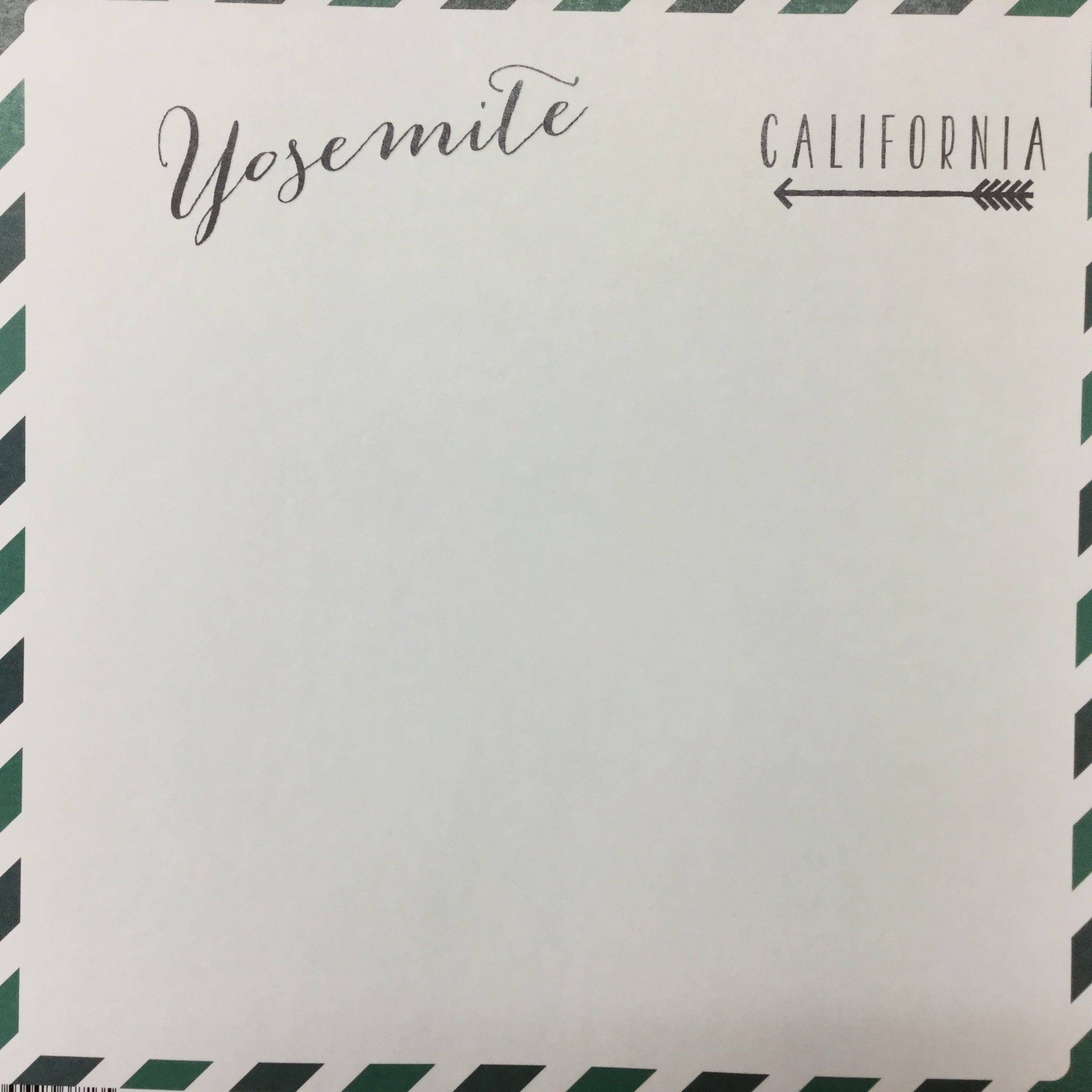 YOSEMITE California Memories 12"X12" Scrapbook Paper Scrapbooksrus