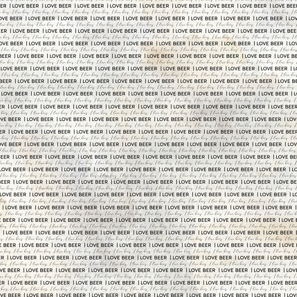 I LOVE BEER Kit 12"X12" Scrapbook Paper Stickers 3pc Scrapbooksrus