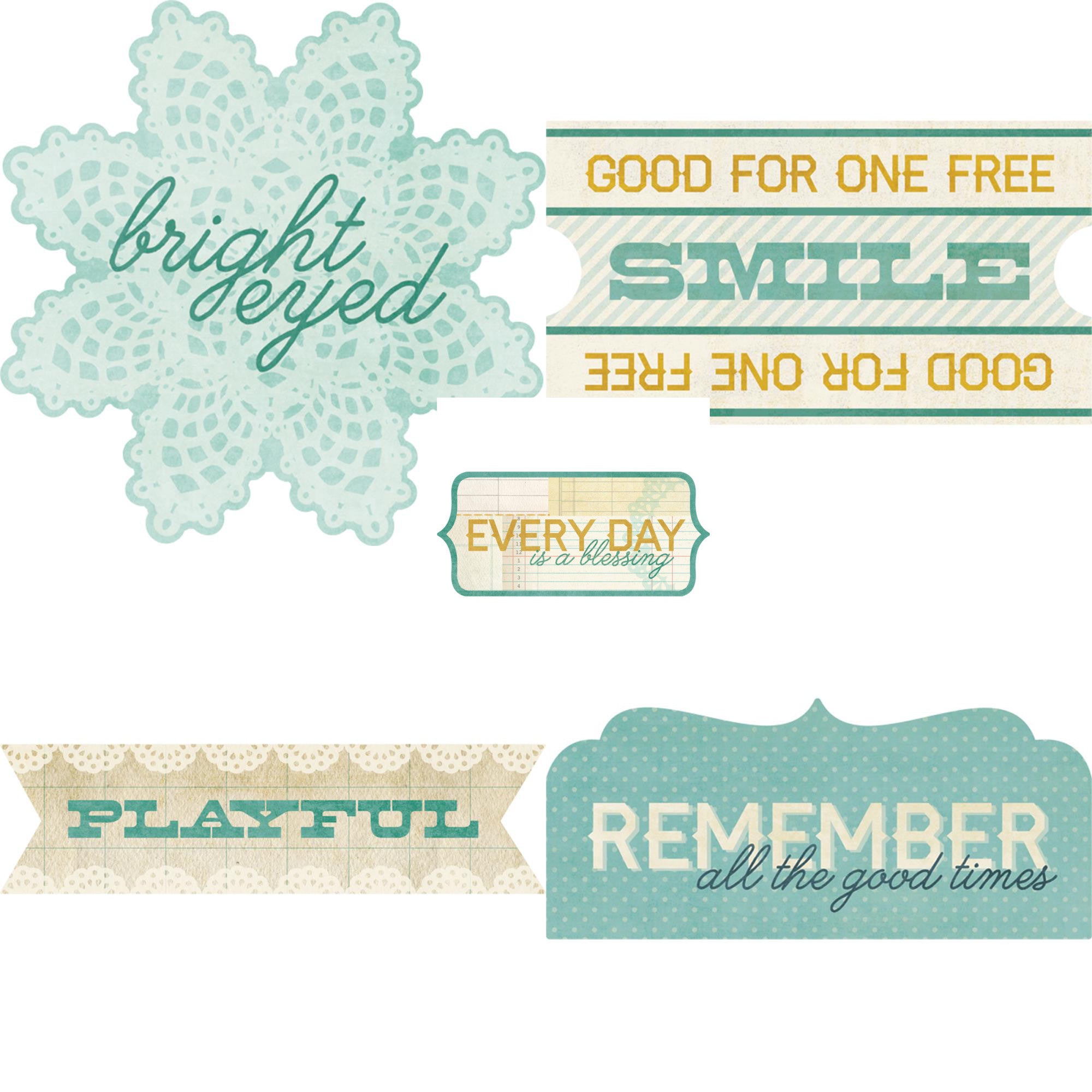 Diecut Titles My Mind&