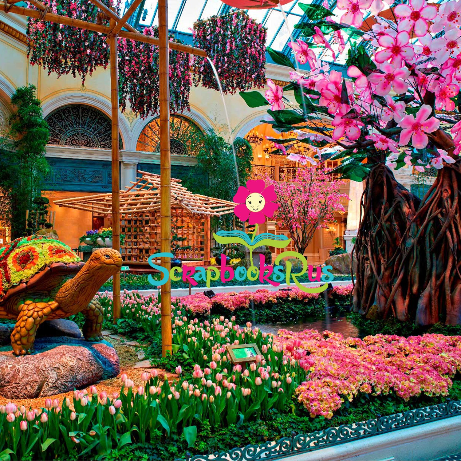 Bellagio Japanese Garden 2018 12"x12" Scrapbook Paper Las Vegas