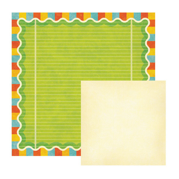 We R Memory Keepers 6pc FUNFETTI PAPER KIT Scrapbook Sheets
