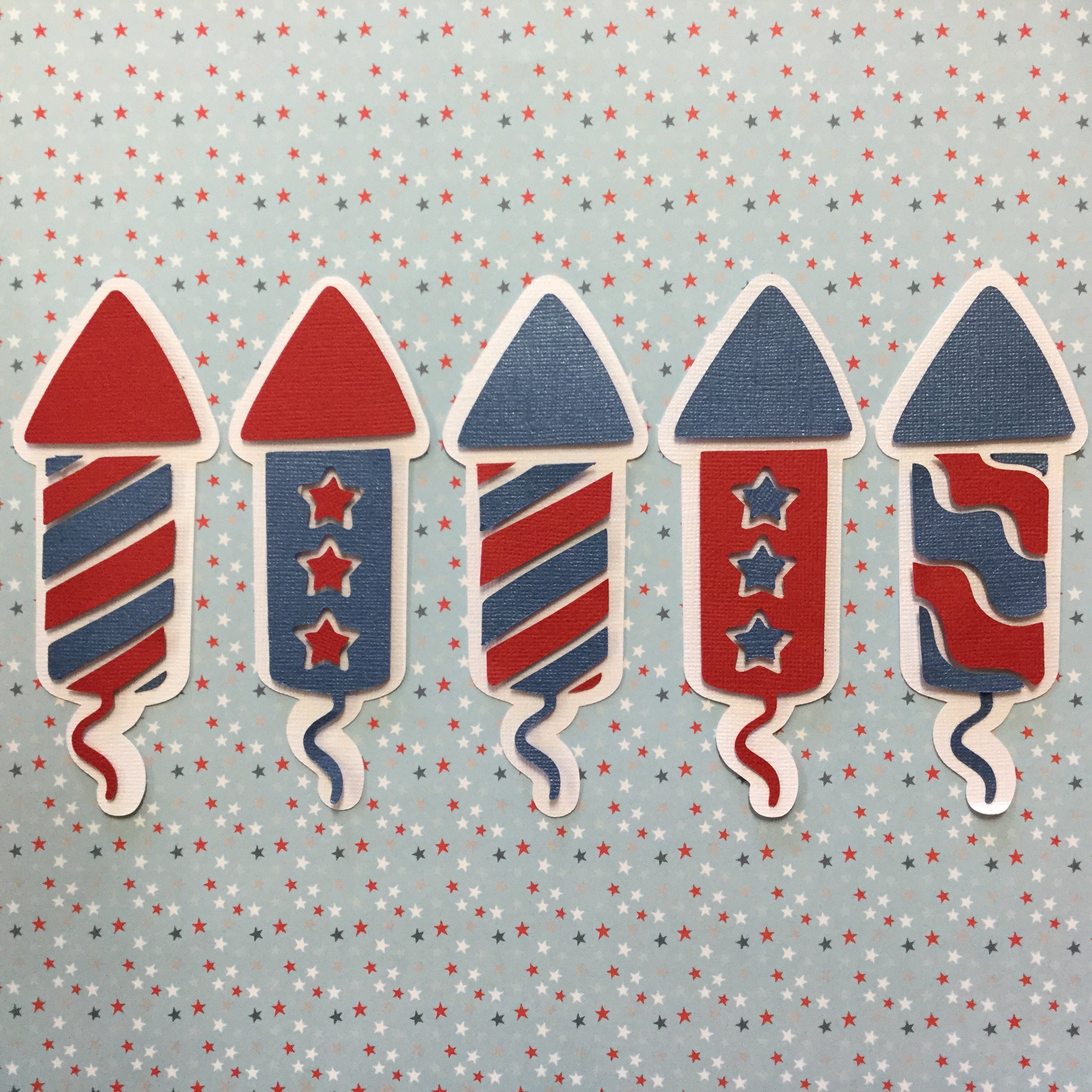 FIREWORKS Scrapbook Die Cut Embellishments Scrapbooksrus