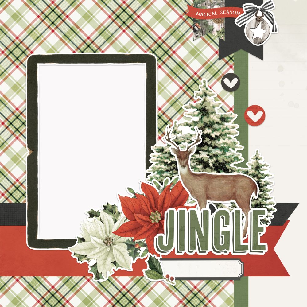 Simple Stories Simple Pages MAGICAL SEASON Page Kit Scrapbooksrus