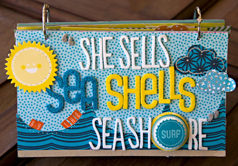 American Crafts Shoreline 12"X12" Beach Paper
