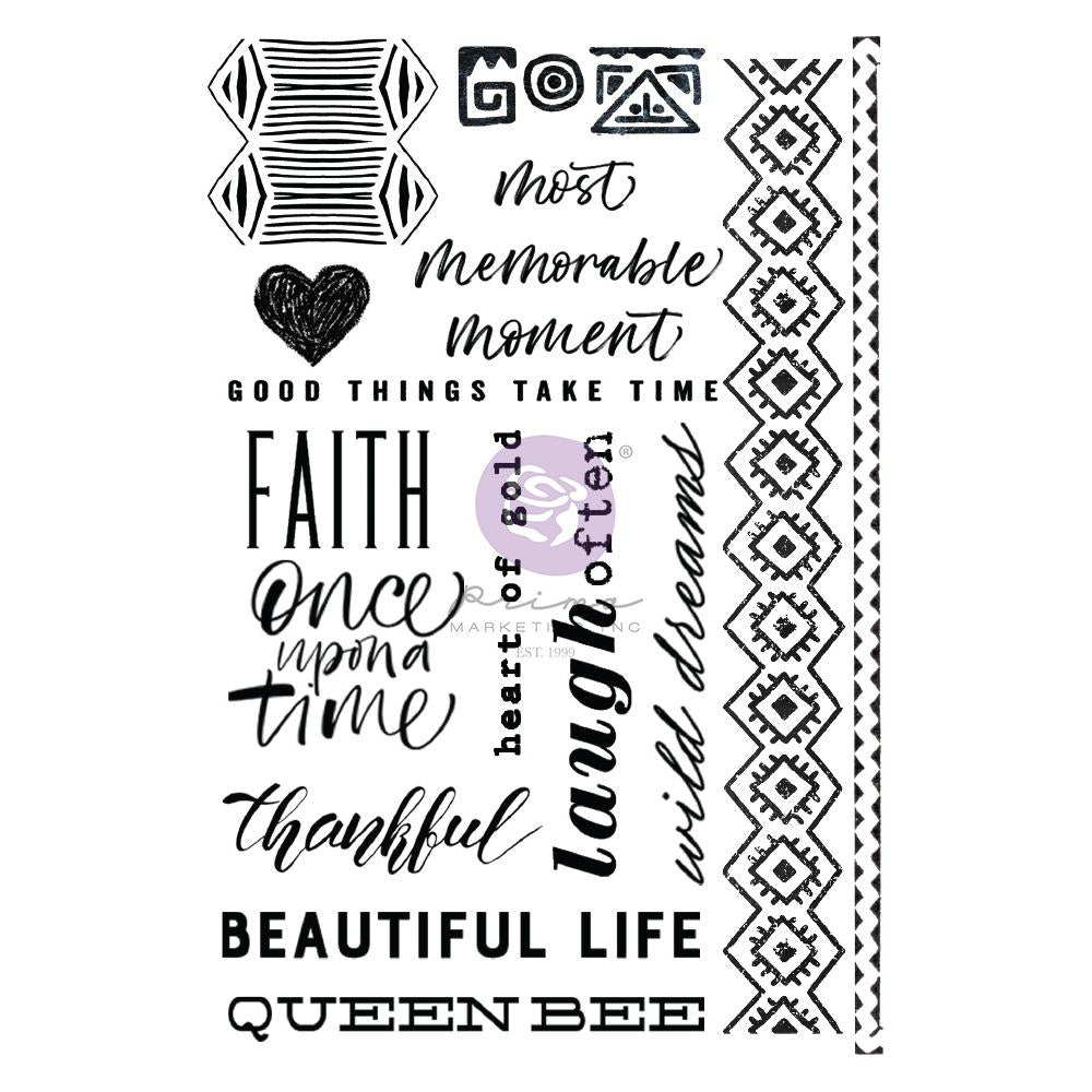 Prima DIAMOND Clear Stamps 4"X6" Scrapbooksrus