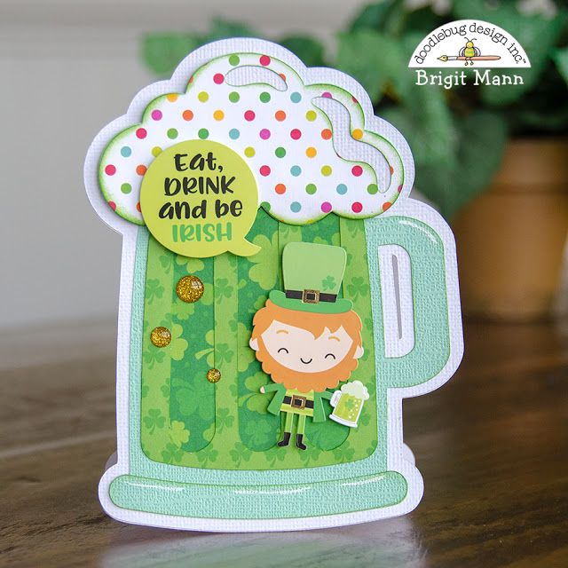 Doodlebug Lots O’ Luck ICONS Scrapbook Sticker Sheet Scrapbooksrus