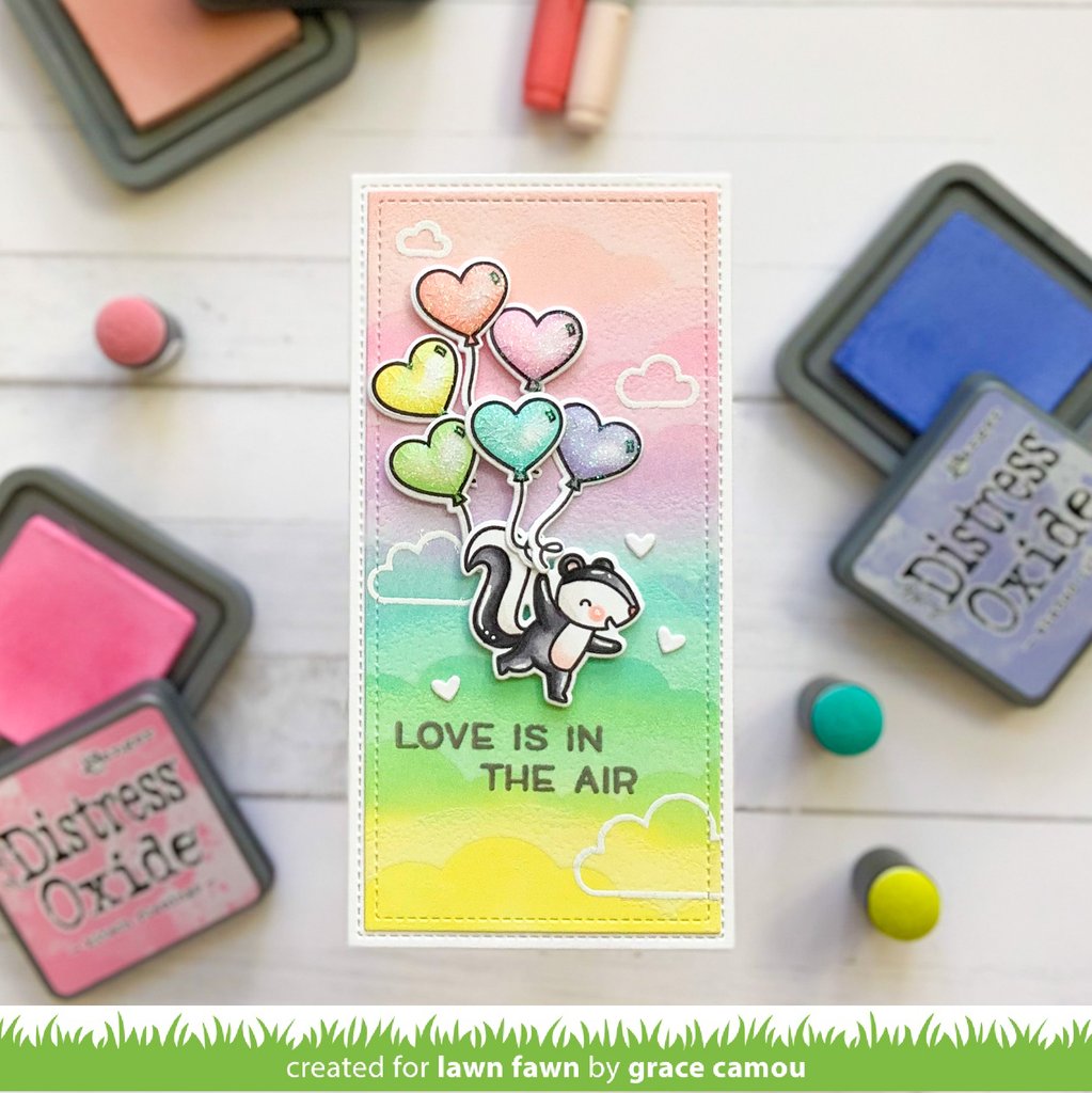 Lawn Fawn SCENT WITH LOVE ADD-ON Clear Stamps 4"X3" 12pc Scrapbooksrus