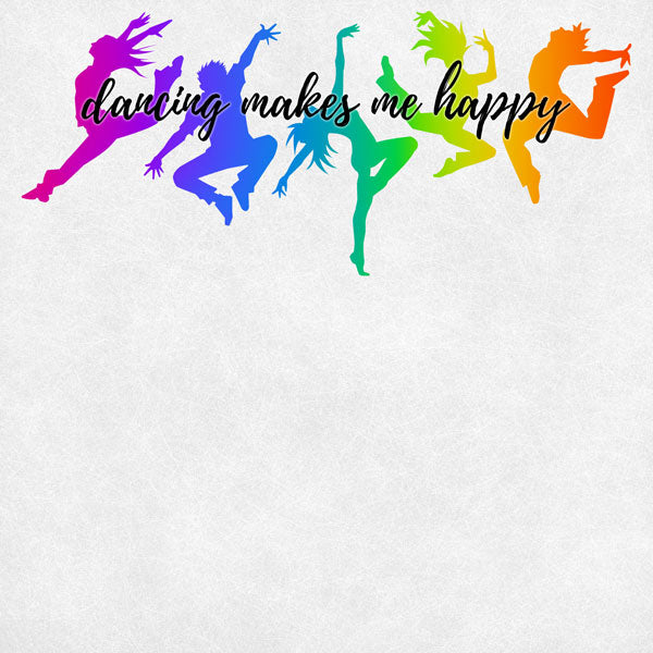 Neon Sports DANCE KIT 12"X12" Scrapbook Paper 12 Sheets Scrapbooksrus