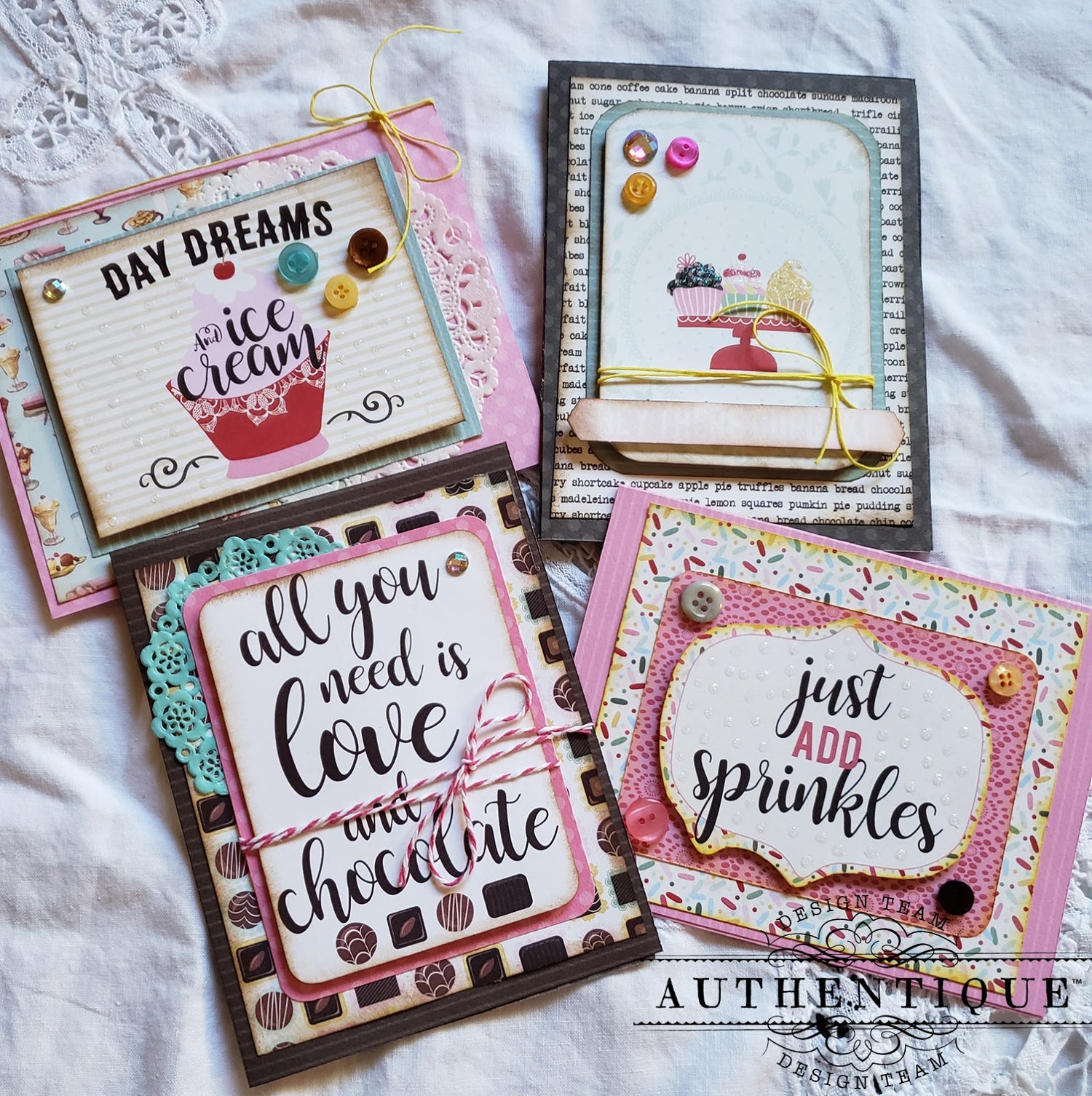 Authentique Confection CONFECTION TWO 12"X12" Scrapbook Paper Scrapbooksrus