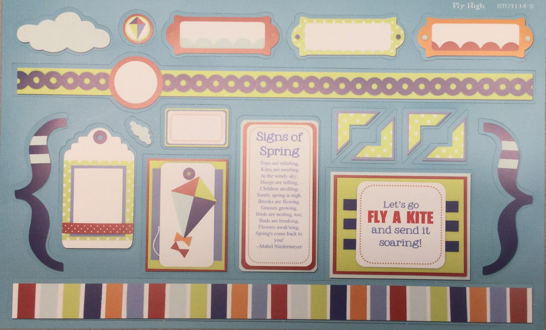 StoryTellers FLY HIGH 4-2 DIECUTS 6"X13" Scrapbooksrus