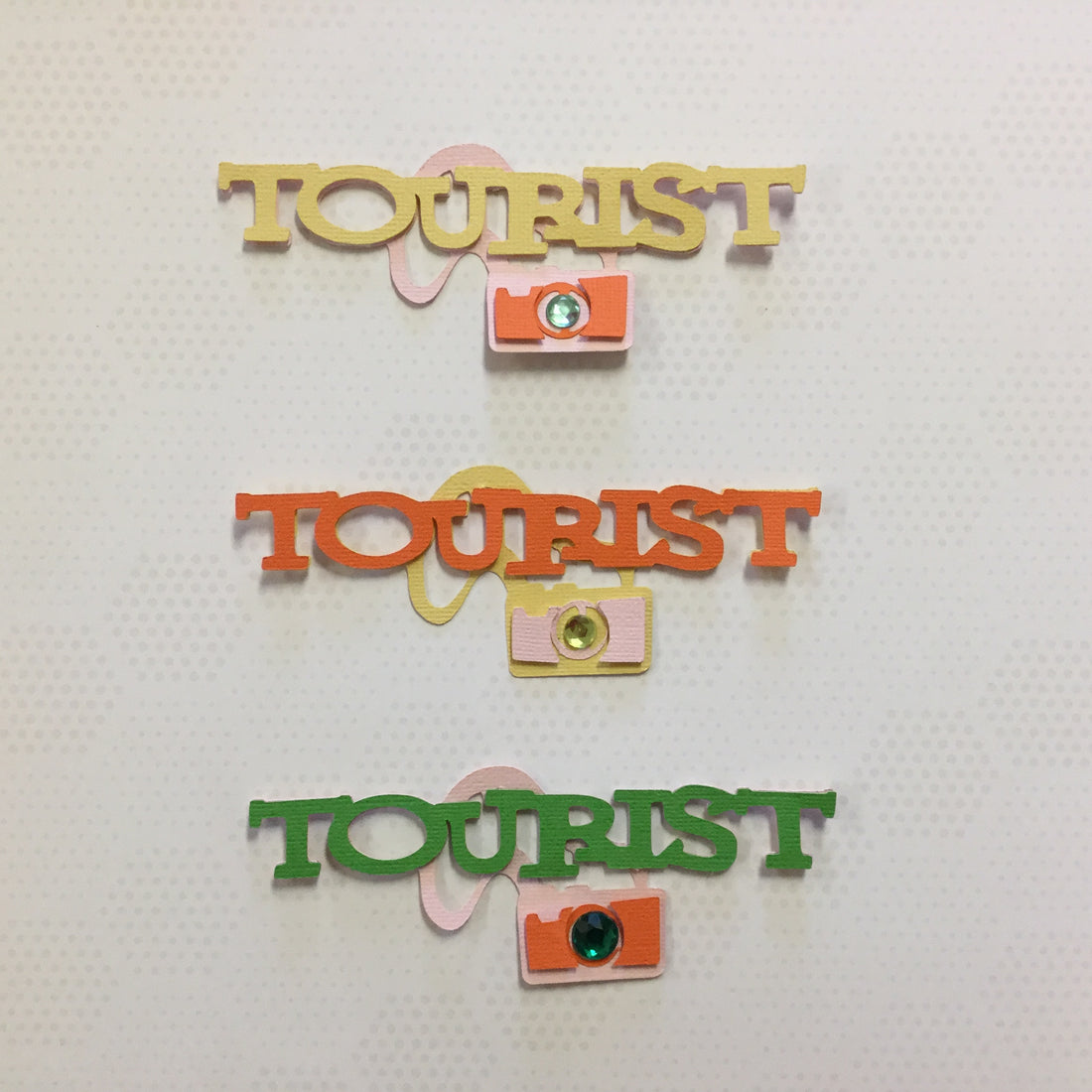 TOURIST Travel Scrapbook Die Cut Scrapbooksrus