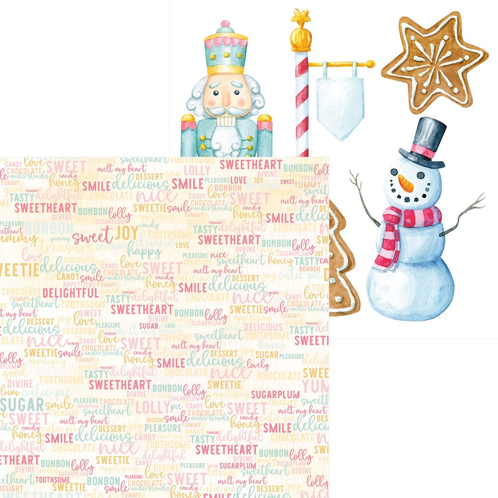 P13 Winter SUGAR AND SPICE 12"X12" Designer Paper Pack 13pc Scrapbooksrus