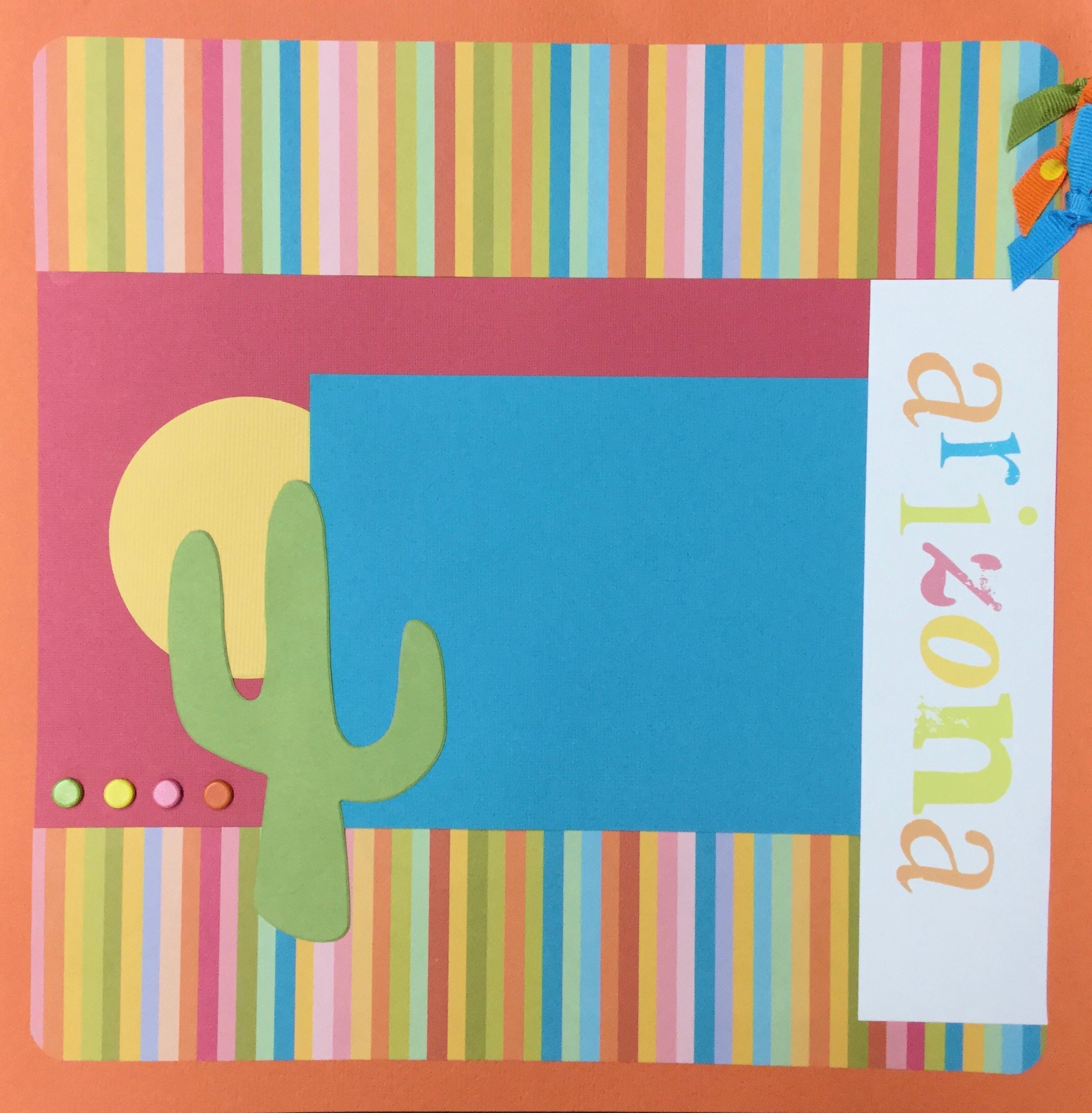 Premade Pages ARIZONA 12"X12" Scrapbook Page Scrapbooksrus