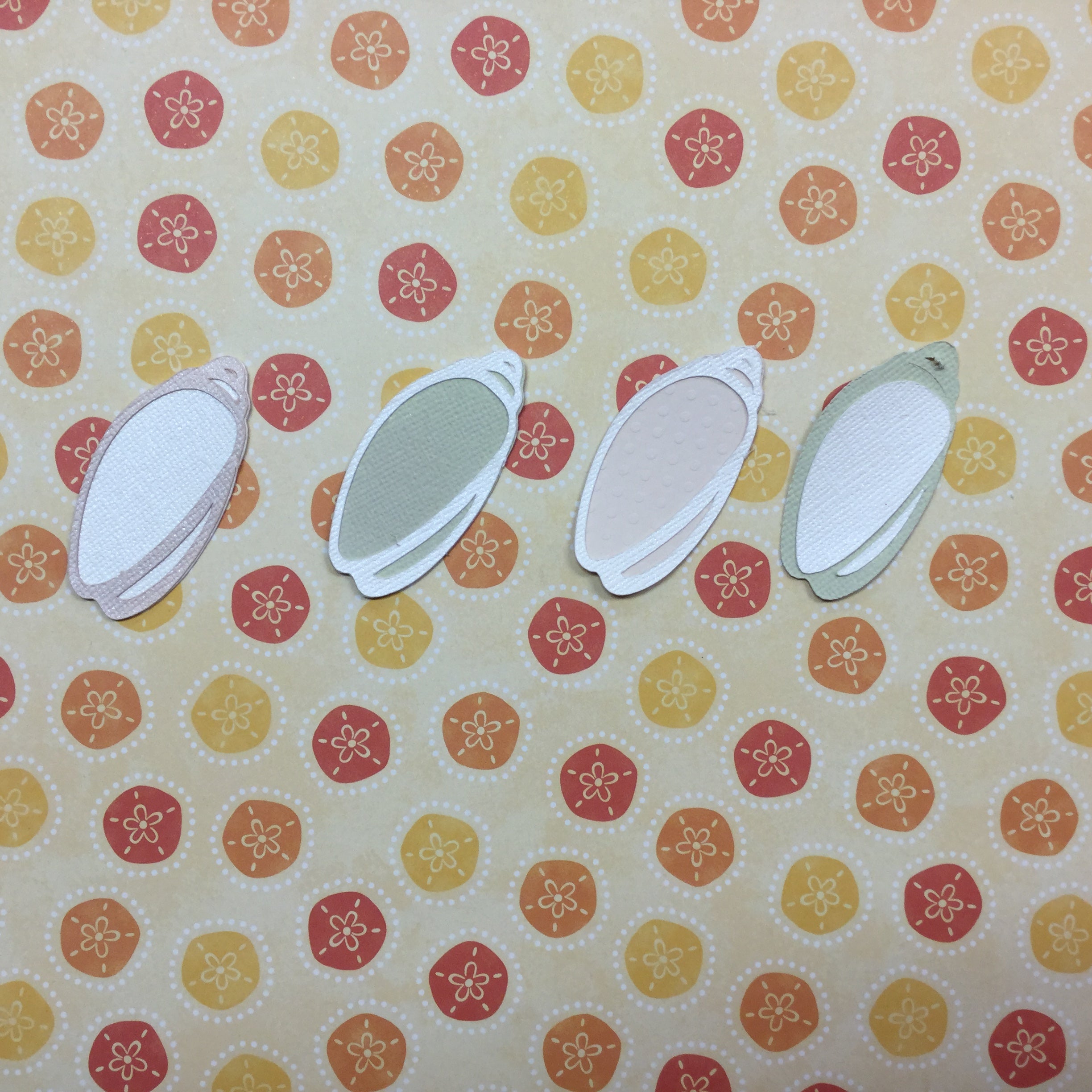 SEASHELLS Diecut Beach Scrapbook Die Cuts Scrapbooksrus