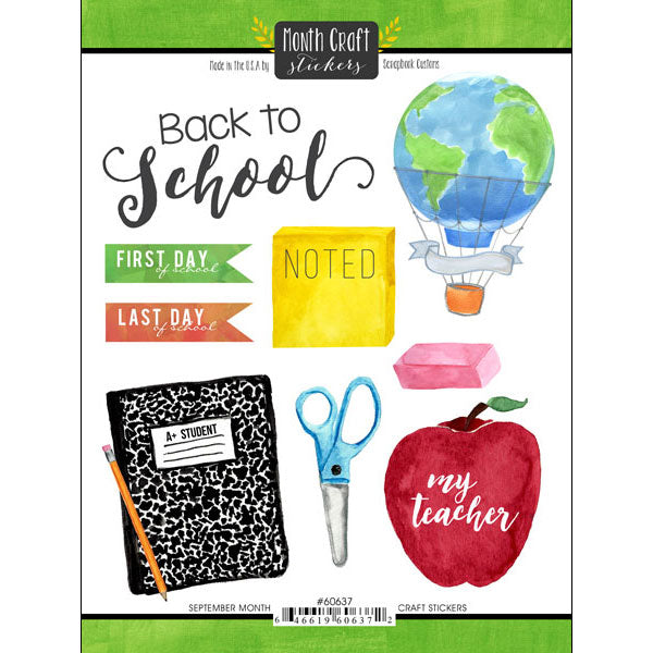 Scrapbook Customs SEPTEMBER MEMORIES Paper Pack 3pc Scrapbooksrus