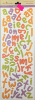 Miss Elizabeth’s FUN ALPHABET Glitter Stickers Scrapbooksrus