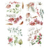 Prima Sharon Ziv ORCHIDEA Decor Transfers 8.5”X11” Rubon Scrapbooksrus
