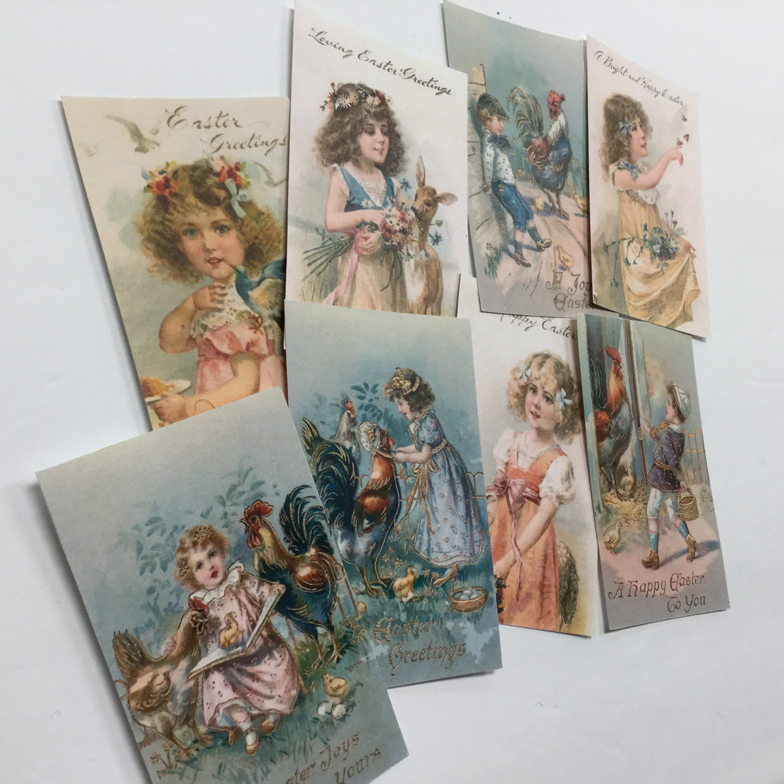 Tags & Ephemera 8pc VINTAGE EASTER TAGS Scrapbooksrus