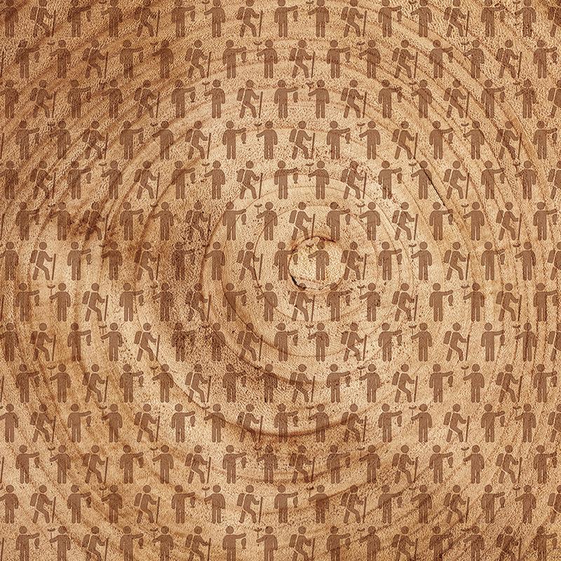 Simple Stories Happy Trails 2x2 ELEMENTS 12x12” Scrapbook Paper Scrapbooksrus