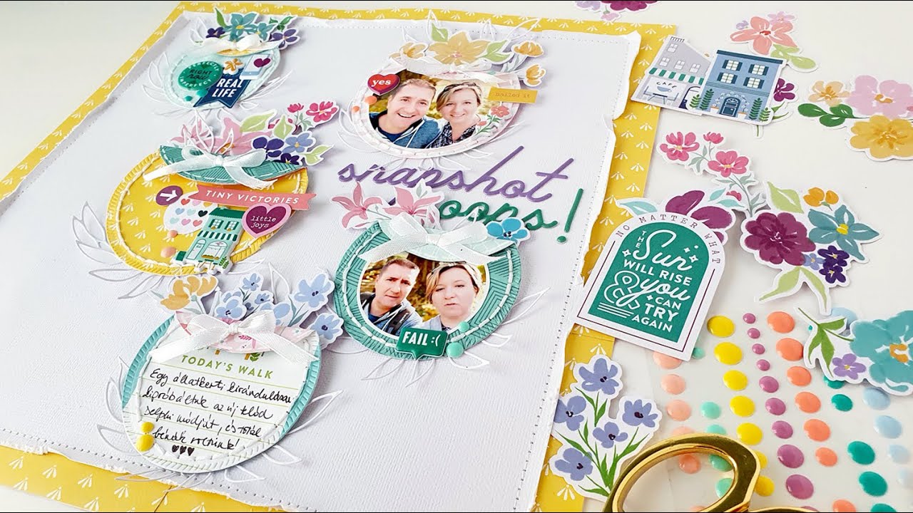 Pinkfresh Studio Keeping It Real PUFFY PHRASE STICKERS 75pc. Scrapbooksrus