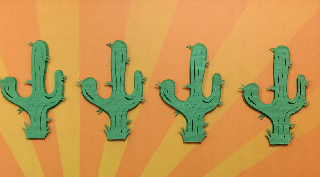 CACTUS Die Cut Travel Scrapbooksrus