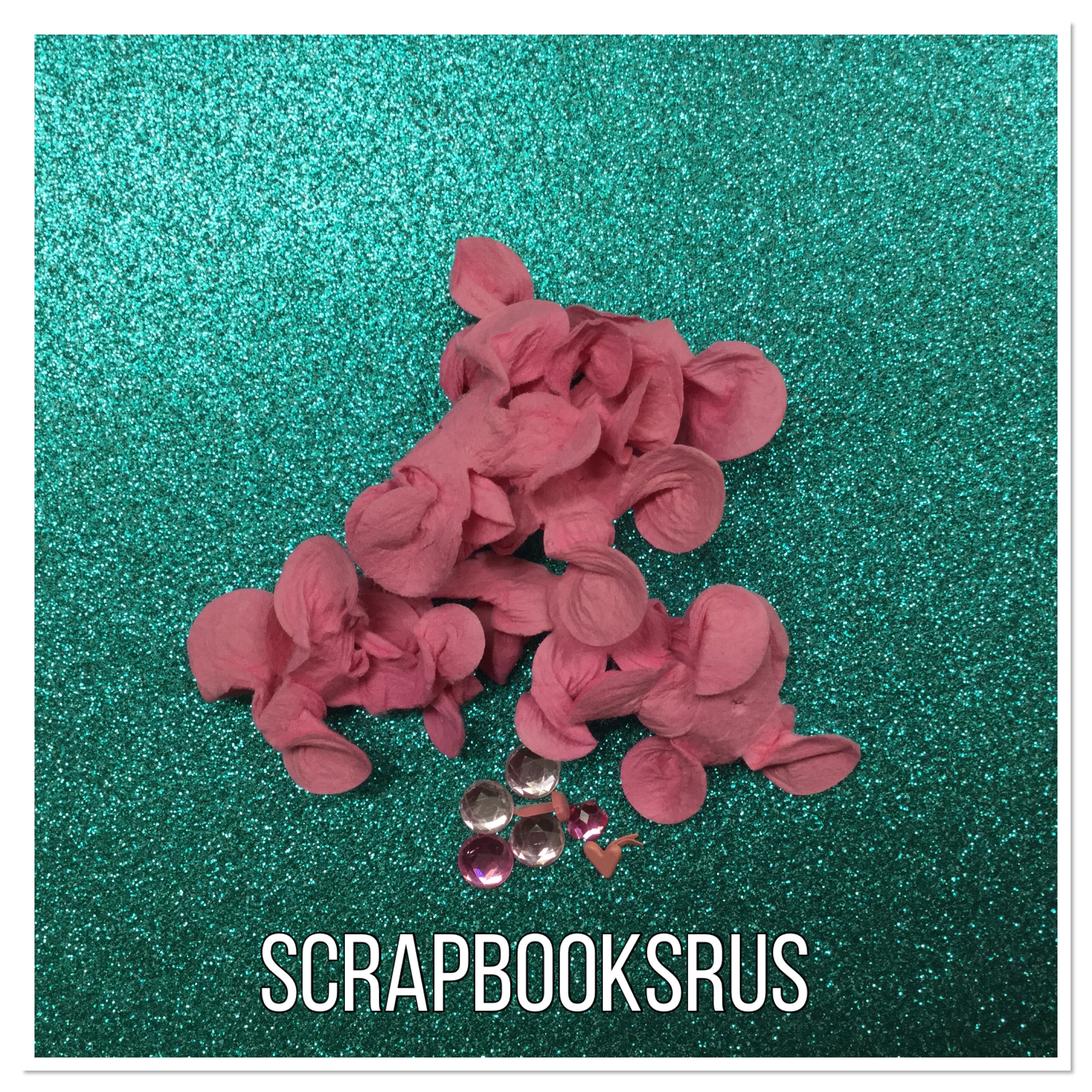 Flowere Brads and Bling 16pc Scrapbooksrus