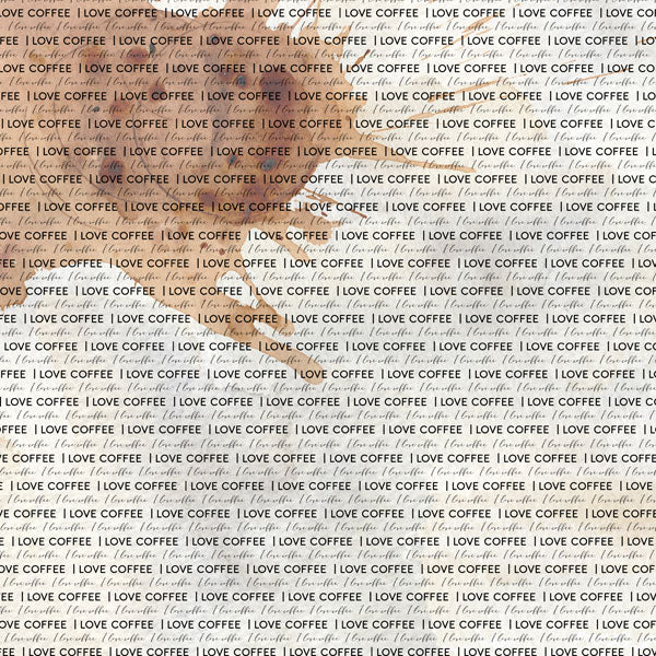 I LOVE COFFEE Kit 12"X12" Scrapbook Paper Stickers 3pc Scrapbooksrus