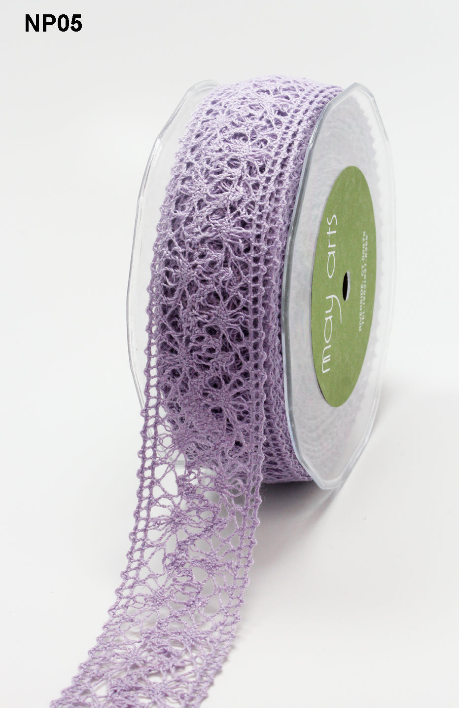 May Arts 1.5" CROCHET RIBBON 1 yard yd - Scrapbook Kyandyland