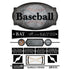 BASEBALL FAN Scrapbook Stickers 10"X 7 16pc Scrapbooksrus