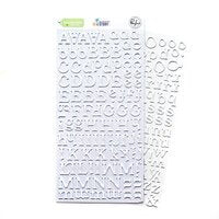 Pinkfresh Studio My Favorite Story PUFFY ALPHA STICKERS 201pc. Scrapbooksrus