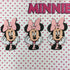 Disney MINNIE MOUSE 3D Custom DieCut Scrapbooksrus
